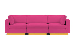 Taylor Plush 3pc Modular Sofa :: Leg Finish: Natural