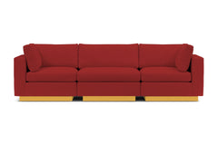 Taylor Plush 3pc Modular Sofa :: Leg Finish: Natural