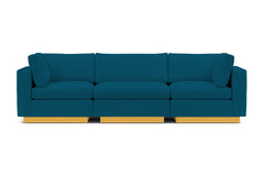 Taylor Plush 3pc Modular Sofa :: Leg Finish: Natural
