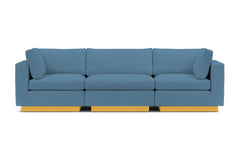 Taylor Plush 3pc Modular Sofa :: Leg Finish: Natural