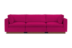 Taylor Plush 3pc Modular Sofa :: Leg Finish: Pecan