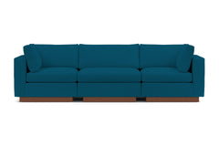 Taylor Plush 3pc Modular Sofa :: Leg Finish: Pecan