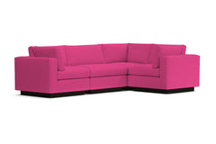Taylor Plush 4pc Modular L-Sectional Sofa :: Leg Finish: Espresso