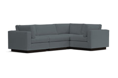 Taylor Plush 4pc Modular L-Sectional Sofa :: Leg Finish: Espresso