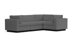 Taylor Plush 4pc Modular L-Sectional Sofa :: Leg Finish: Espresso