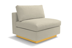 Taylor Plush Armless Seat :: Leg Finish: Natural