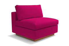 Taylor Plush Armless Seat :: Leg Finish: Pecan