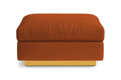 Taylor Plush Ottoman :: Leg Finish: Natural