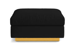 Taylor Plush Ottoman :: Leg Finish: Natural