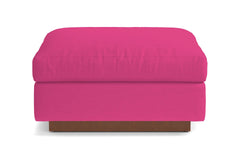 Taylor Plush Ottoman :: Leg Finish: Pecan