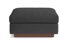 Taylor Plush Ottoman :: Leg Finish: Pecan