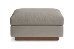 Taylor Plush Ottoman :: Leg Finish: Pecan