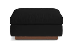 Taylor Plush Ottoman :: Leg Finish: Pecan