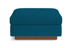 Taylor Plush Ottoman :: Leg Finish: Pecan