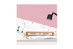 Texttime Clock by Cloudnola BAMBOO/WHITE
