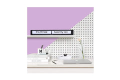 Texttime Clock by Cloudnola BLACK/WHITE