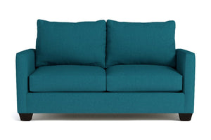 Tuxedo Twin Size Sleeper Sofa :: Leg Finish: Espresso / Sleeper Option: Memory Foam Mattress