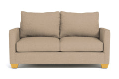 Tuxedo Apartment Size Sofa :: Leg Finish: Natural / Size: Apartment Size - 69&quot;w