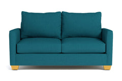 Tuxedo Loveseat :: Leg Finish: Natural / Size: Loveseat - 61&quot;w