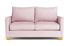 Tuxedo Loveseat :: Leg Finish: Natural / Size: Loveseat - 61&quot;w