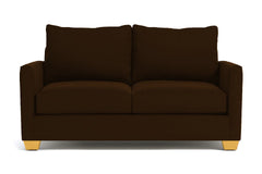 Tuxedo Loveseat :: Leg Finish: Natural / Size: Loveseat - 61&quot;w