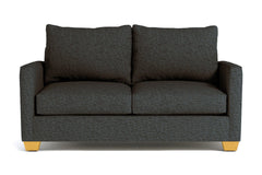 Tuxedo Loveseat :: Leg Finish: Natural / Size: Loveseat - 61&quot;w