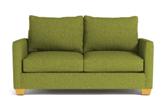 Tuxedo Loveseat :: Leg Finish: Natural / Size: Loveseat - 61&quot;w