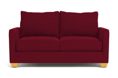 Tuxedo Loveseat :: Leg Finish: Natural / Size: Loveseat - 61&quot;w