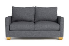Tuxedo Loveseat :: Leg Finish: Natural / Size: Loveseat - 61&quot;w