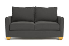 Tuxedo Apartment Size Sofa :: Leg Finish: Natural / Size: Apartment Size - 69&quot;w