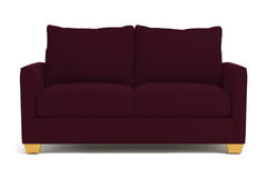 Tuxedo Loveseat :: Leg Finish: Natural / Size: Loveseat - 61&quot;w