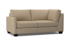 Tuxedo Left Arm Corner Apt Size Sofa :: Leg Finish: Espresso / Configuration: LAF - Chaise on the Left