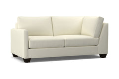 Tuxedo Left Arm Corner Apt Size Sofa :: Leg Finish: Espresso / Configuration: LAF - Chaise on the Left
