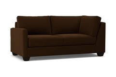 Tuxedo Left Arm Corner Apt Size Sofa :: Leg Finish: Espresso / Configuration: LAF - Chaise on the Left