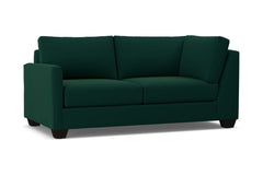 Tuxedo Left Arm Corner Apt Size Sofa :: Leg Finish: Espresso / Configuration: LAF - Chaise on the Left