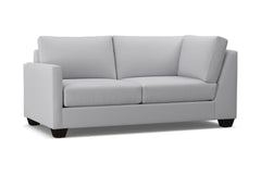 Tuxedo Left Arm Corner Apt Size Sofa :: Leg Finish: Espresso / Configuration: LAF - Chaise on the Left