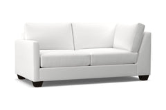 Tuxedo Left Arm Corner Apt Size Sofa :: Leg Finish: Espresso / Configuration: LAF - Chaise on the Left