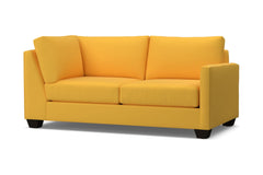 Tuxedo Right Arm Corner Apt Size Sofa :: Leg Finish: Espresso / Configuration: RAF - Chaise on the Right
