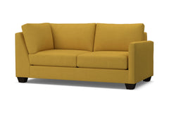 Tuxedo Right Arm Corner Apt Size Sofa :: Leg Finish: Espresso / Configuration: RAF - Chaise on the Right
