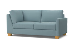 Tuxedo Right Arm Corner Apt Size Sofa :: Leg Finish: Natural / Configuration: RAF - Chaise on the Right