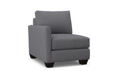 Tuxedo Left Arm Chair :: Leg Finish: Espresso / Configuration: LAF - Chaise on the Left