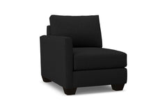 Tuxedo Left Arm Chair :: Leg Finish: Espresso / Configuration: LAF - Chaise on the Left