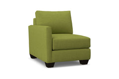 Tuxedo Left Arm Chair :: Leg Finish: Espresso / Configuration: LAF - Chaise on the Left