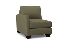 Tuxedo Left Arm Chair :: Leg Finish: Espresso / Configuration: LAF - Chaise on the Left