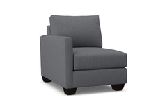 Tuxedo Left Arm Chair :: Leg Finish: Espresso / Configuration: LAF - Chaise on the Left