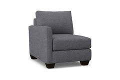 Tuxedo Left Arm Chair :: Leg Finish: Espresso / Configuration: LAF - Chaise on the Left