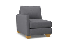 Tuxedo Left Arm Chair :: Leg Finish: Natural / Configuration: LAF - Chaise on the Left