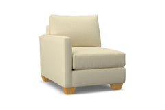 Tuxedo Left Arm Chair :: Leg Finish: Natural / Configuration: LAF - Chaise on the Left