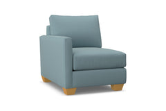 Tuxedo Left Arm Chair :: Leg Finish: Natural / Configuration: LAF - Chaise on the Left