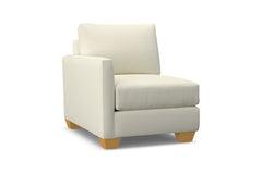 Tuxedo Left Arm Chair :: Leg Finish: Natural / Configuration: LAF - Chaise on the Left